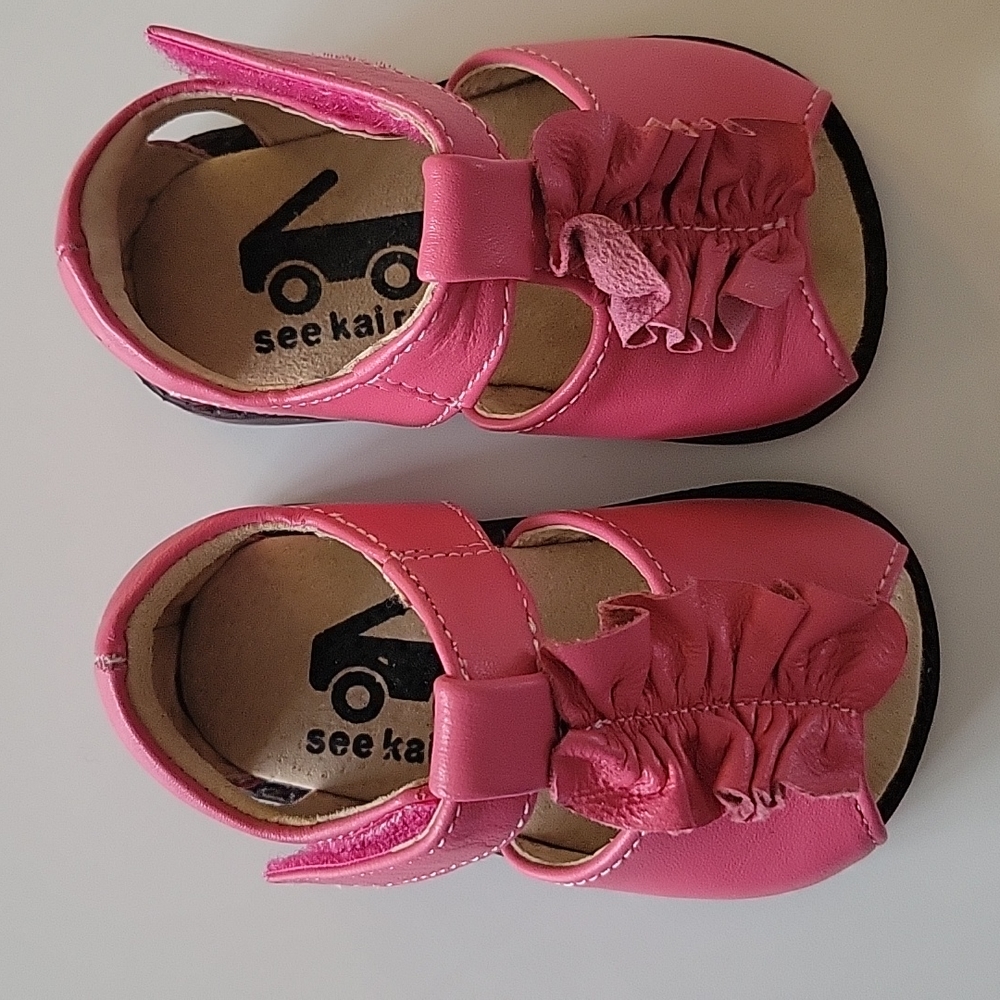 Baby Girl Walking Shoes and Bootie Size 6-12 months/ Size 3 and 4 Bundle - Picture 2 of 15